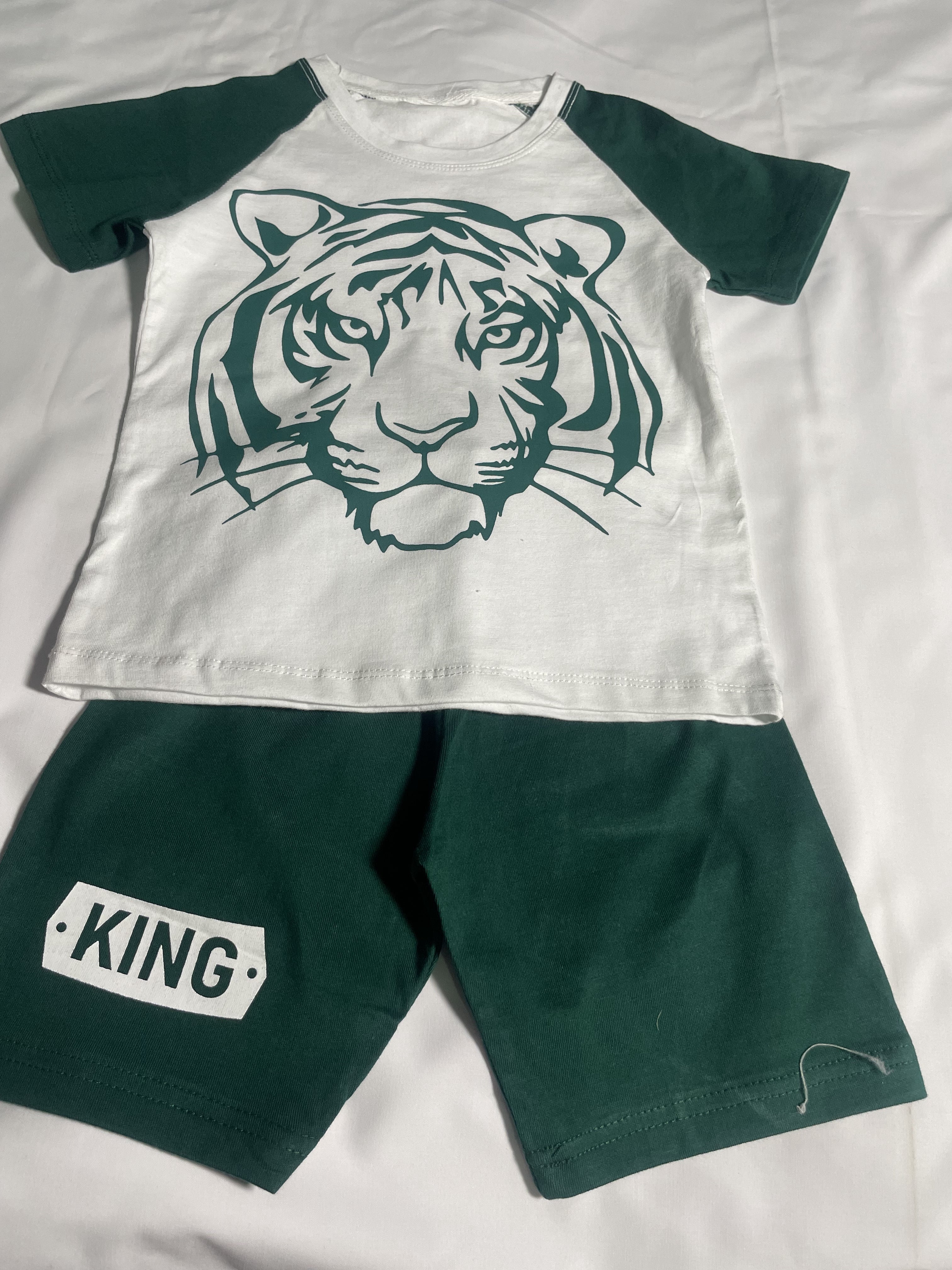 Little King Tiger Raglan Set