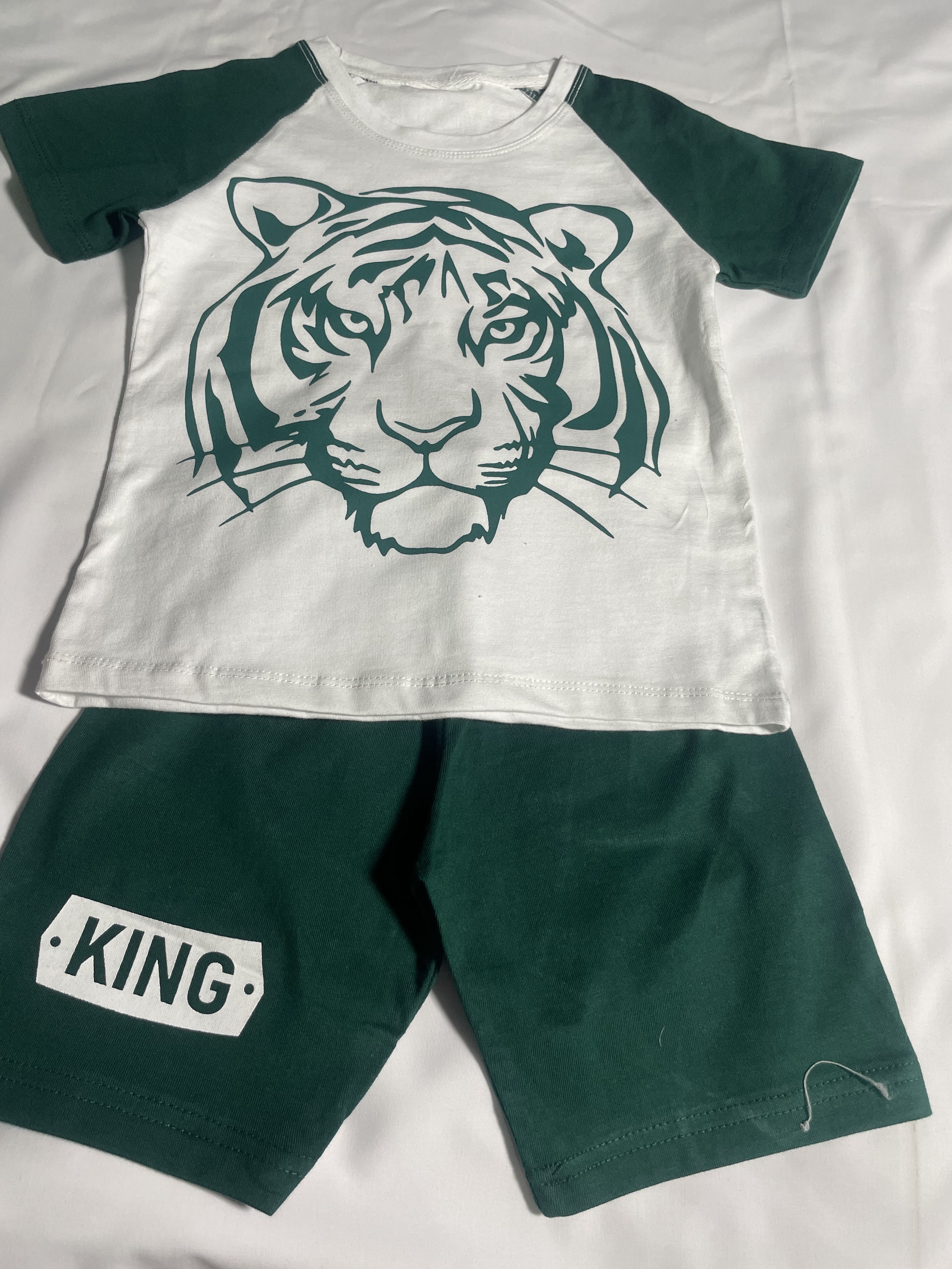 Little King Tiger Raglan Set