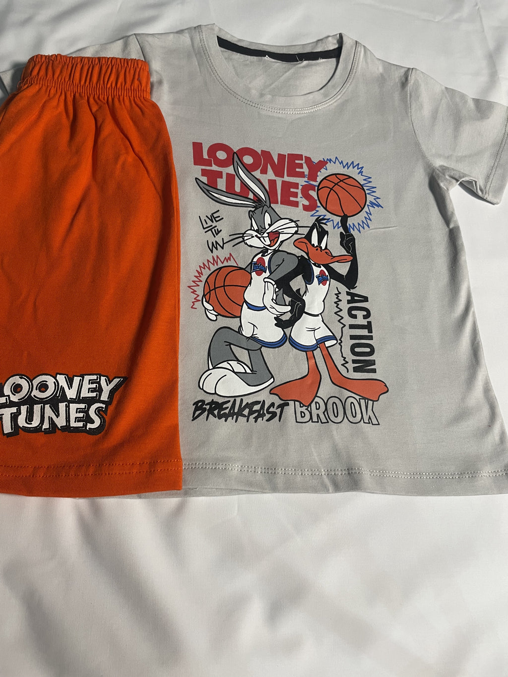 Kids Looney Tunes Basketball Shorts Set