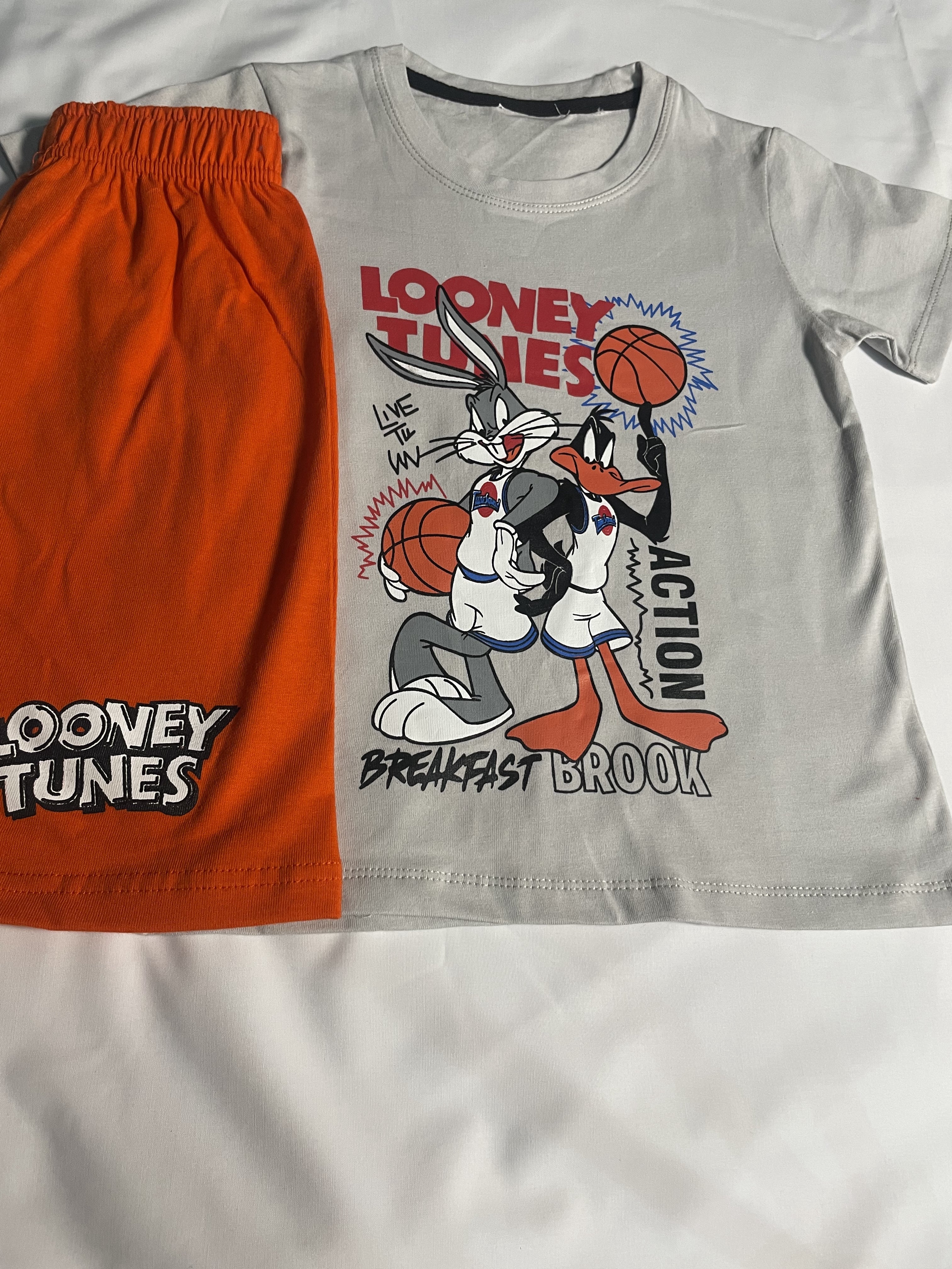Kids Looney Tunes Basketball Shorts Set