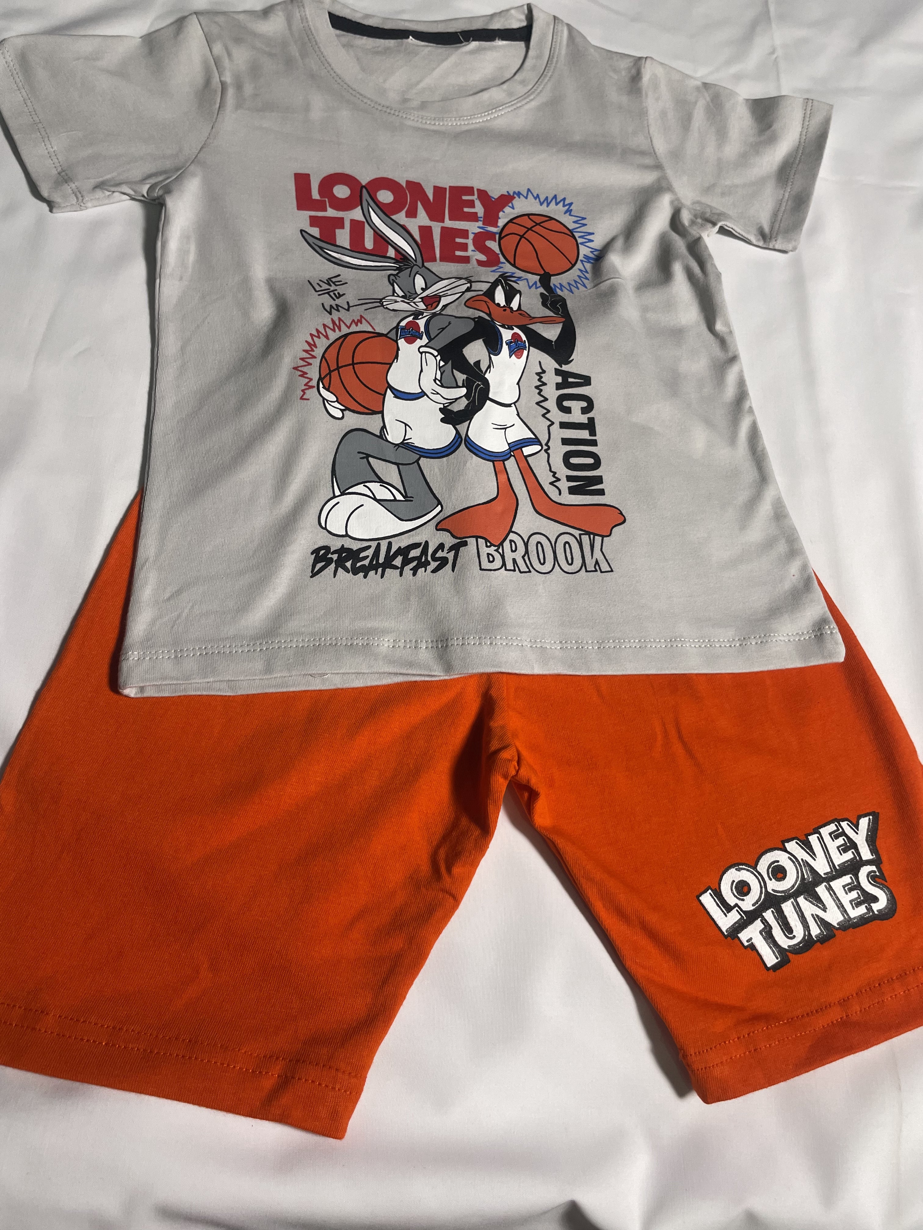 Kids Looney Tunes Basketball Shorts Set