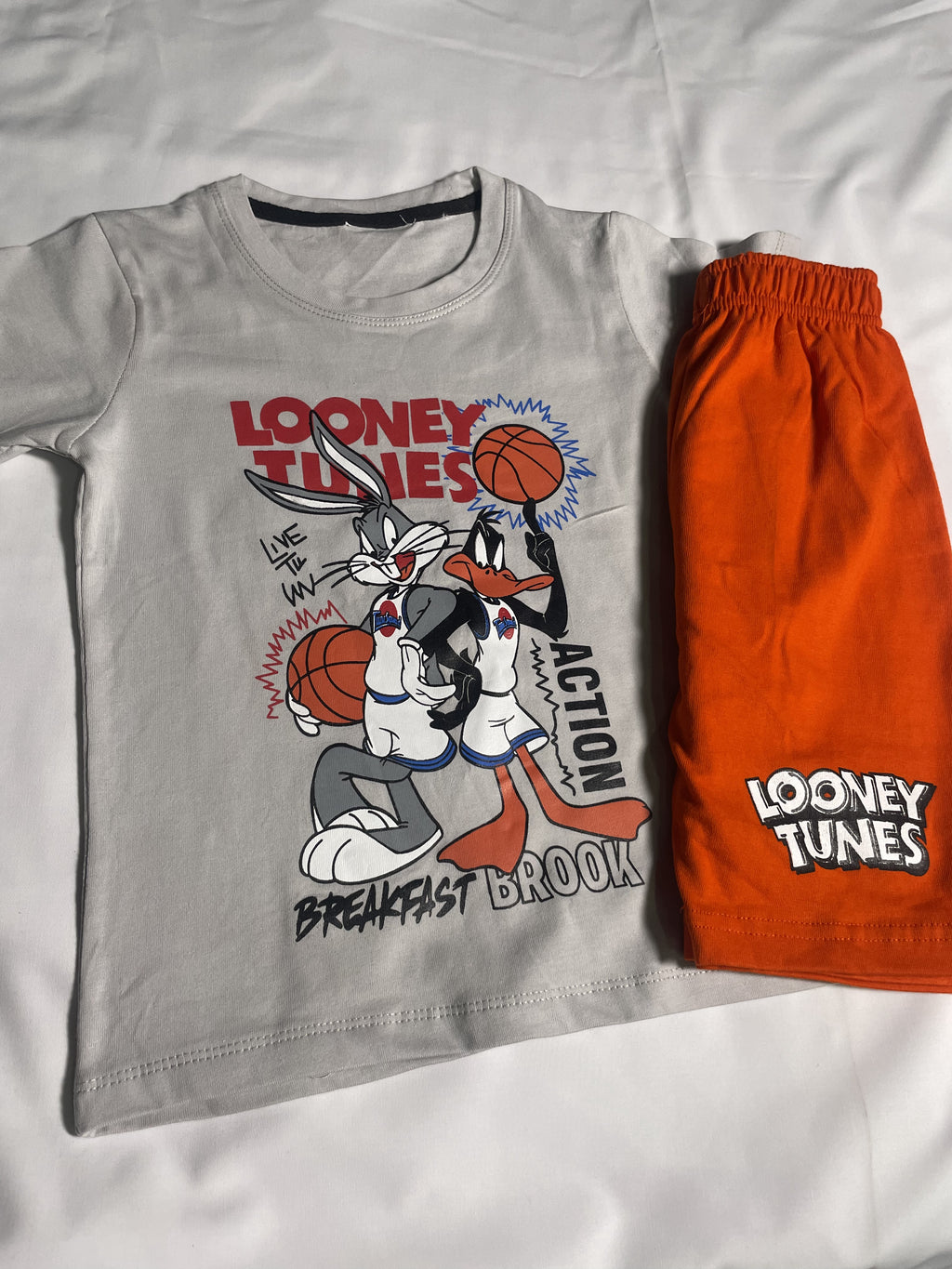 Kids Looney Tunes Basketball Shorts Set