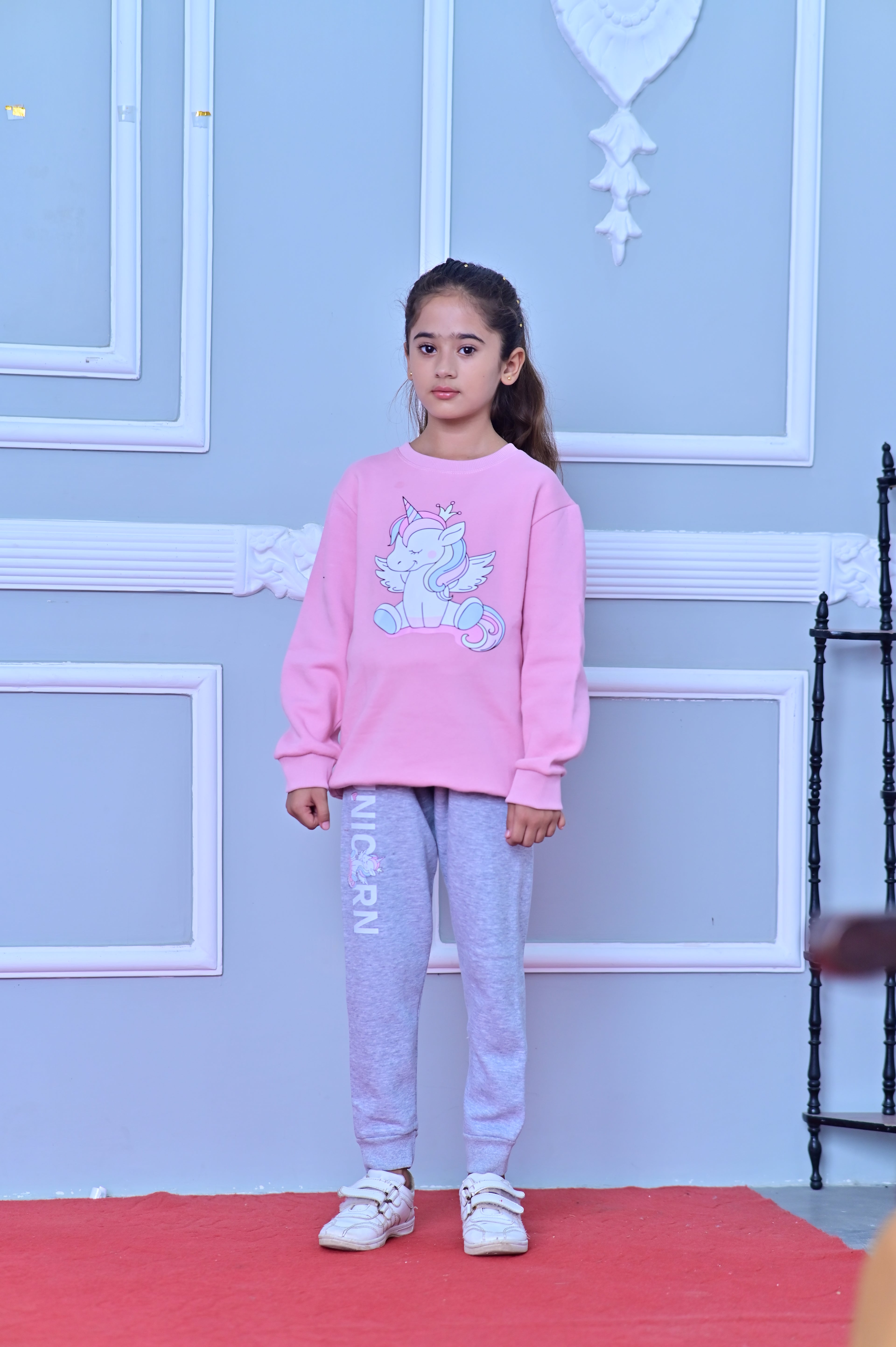 Unicorn theme Fleece Sweatshirt & Trouser